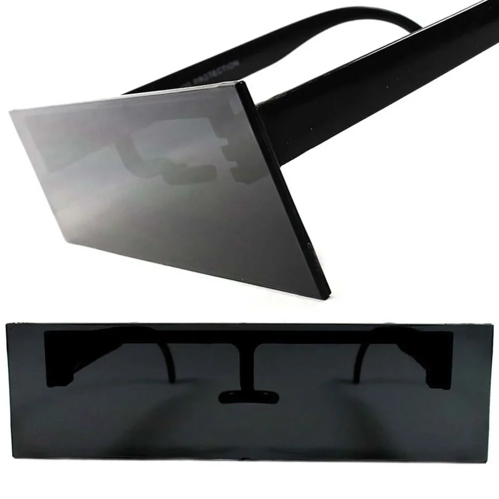 One-piece Black Bar Space Robot Party Costume Futuristic Novelty Sun Glasses
